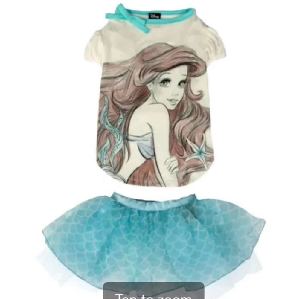 NWT Disney Little Mermaid Ariel 2 outfits swimsuit XS